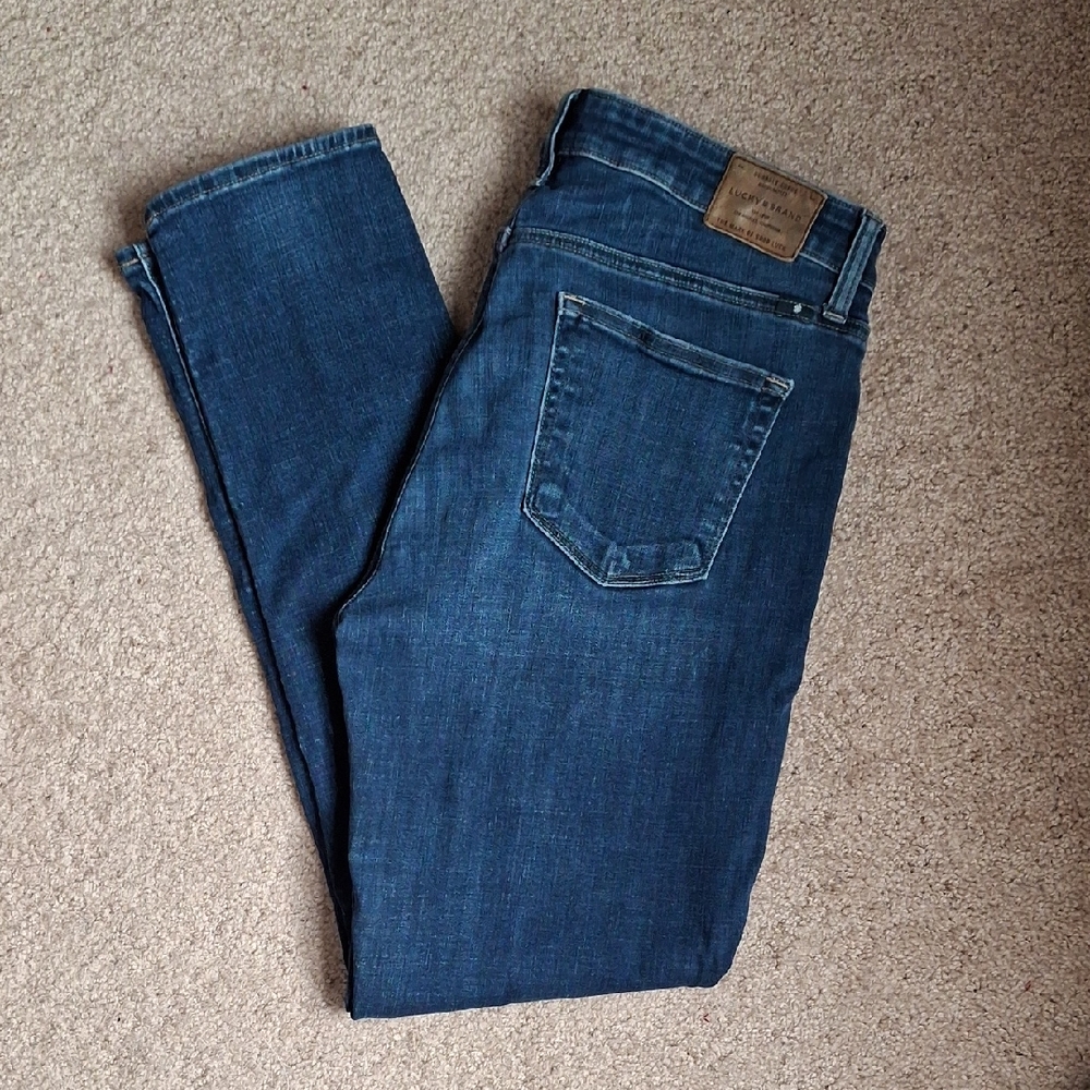 Lucky Brand Dark Blue Skinny Jeans, 8/29